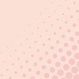 Pink vector background with pastel dots
