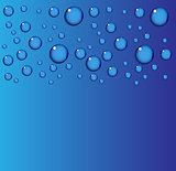 Vector blue aqua or water background