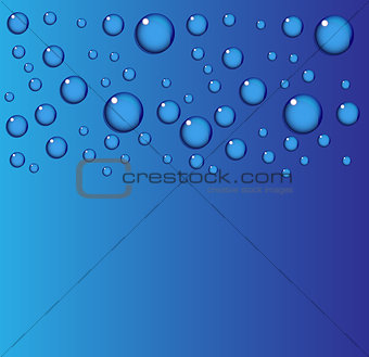 Vector blue aqua or water background