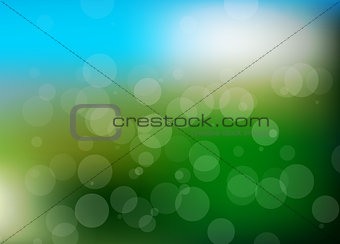 Vector abstract summer holiday blurred background