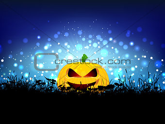 Halloween pumpkin landscape
