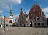 old beautiful architecture of Riga