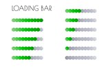green loading bars