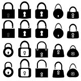 Set of Locks Icons