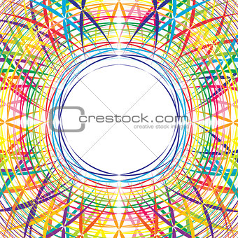 Abstract Circle Frame
