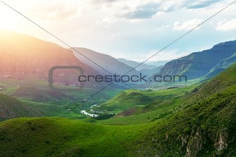 high mountains in Georgia