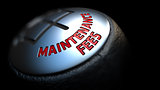 Maintenance Fees on Gear Shift with Red Text.