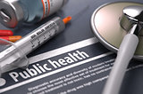 Public Health. Medical Concept.