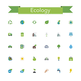 Ecology Flat Icons
