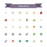 Jewelry Flat Icons