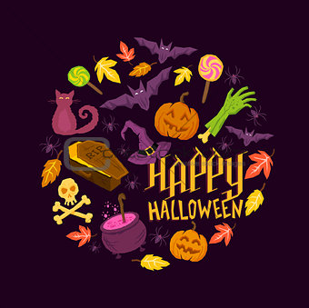 Spooky Halloween Symbols
