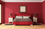 Red Classic Bedroom