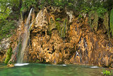 Waterfall in Plitvice Lakes National Park, Croatia