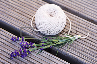 Lavender and rope