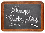 Happy Turkey Day on blackboard