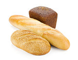 Three loafs of bread