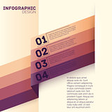 Paper options template vector illustration