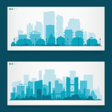 Various part cities skyline sets