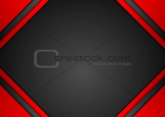 Red and black corporate art background