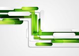 Abstract green geometric corporate tech background