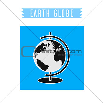 Vector earth globe