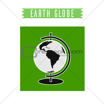 Vector earth globe