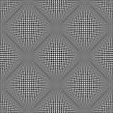 Seamless checked pattern. 3D optical illusion.