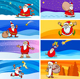 cartoon christmas greeting cards