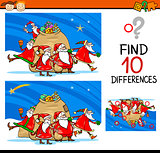 christmas differences task for kids