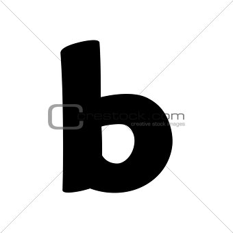 b small silhouette