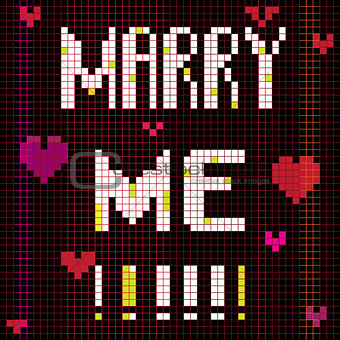 pixel marry me