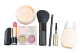 Set of make up cosmetics