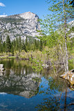 Mirror Lake reflection, Yosemite national park, USA