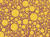 yellow bubbles background