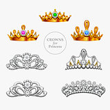 Seven crowns for a princess