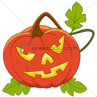pumpkin on halloween