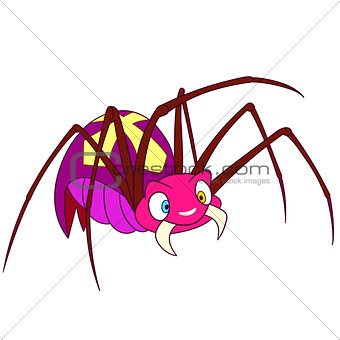 cute spider on halloween