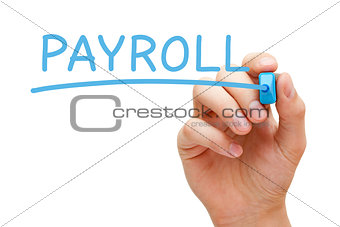 Payroll Blue Marker