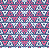 Seamless pattern with cute ornament for wallpaper