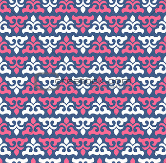Seamless pattern with cute ornament for wallpaper