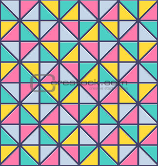 Seamless triangle pattern. Vector abstract texture