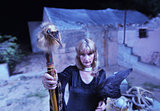 Blond Witch with Crow Wings