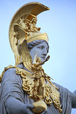 Statue of Pallas Athena in Vienna, Austria