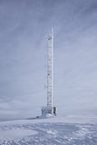 Frozen communication tower