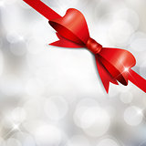 Christmas ribbon background 