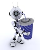 Robot with soda