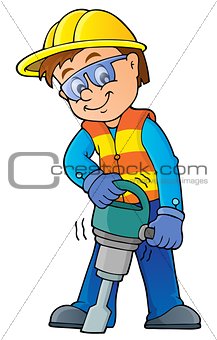 Construction worker theme image 7