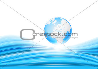 Blue abstract background. vector