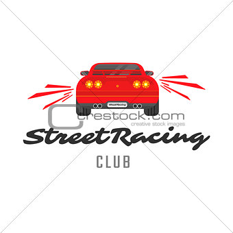 Red car emblem