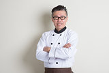 Mature Asian Chinese chef portrait